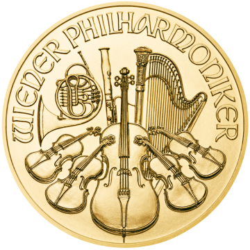 Austria Philharmonic 1 Ounce Gold 2022