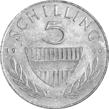 5 Schilling Silver