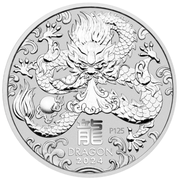 Dragon 1 Oz Silver 2024