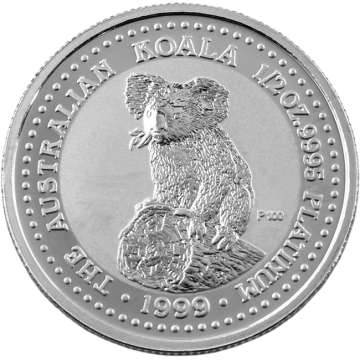 Koala 1/2 Ounce Platinum