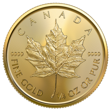 Maple Leaf 1/4 Oz Gold 2023