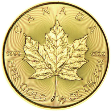 Maple Leaf 1/2 Ounce Gold