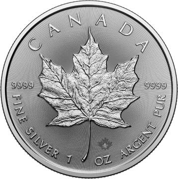 Maple Leaf 1 Oz Silver 2025