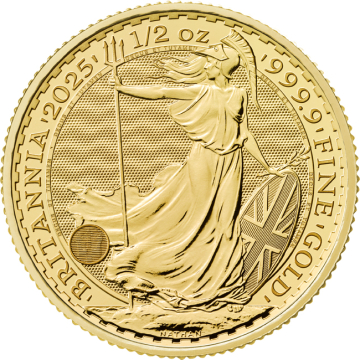 Britannia 1/2 Oz Gold 2025