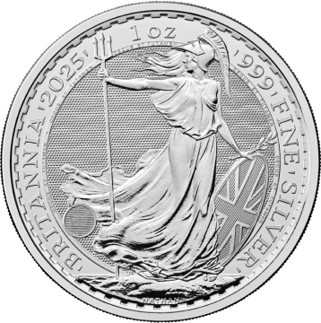 Britannia 1 Oz Silver 2025