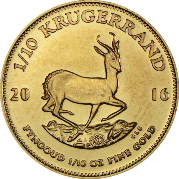 Krugerrand 1/10 Oz Gold