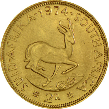 South Africa 2 Rand Gold