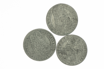 Lot (3) XV Kreuzer 1662, 1663, 1664 Breslau