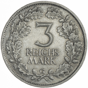 3 Reichsmark 1925 GD Rheinland