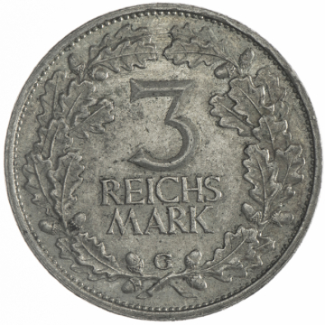 3 Reichsmark 1925 GD Rheinland