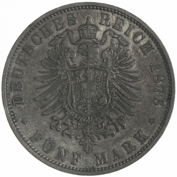 5 Mark 1876 C