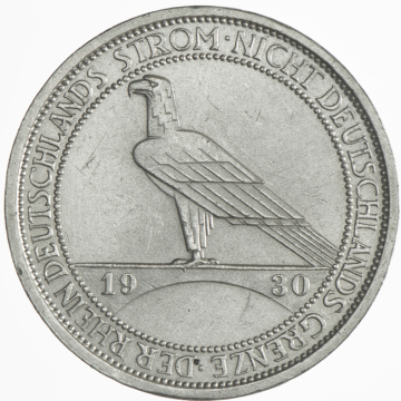 3 Reichsmark 1930 J Rheinlandräumung