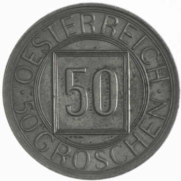 50 Groschen 1934 sog. Nachtschilling