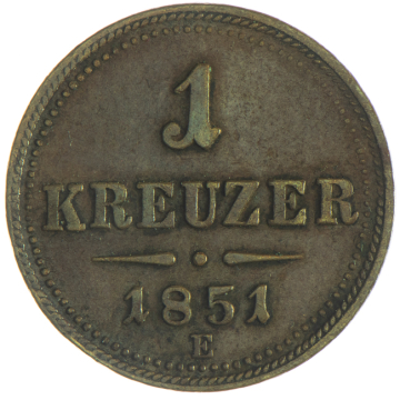 Kreuzer 1851 E