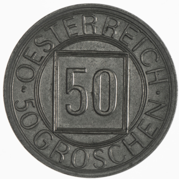 50 Groschen 1934 sog. Nachtschilling