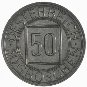 50 Groschen 1934 sog. Nachtschilling