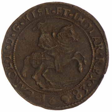 CU Rechenpfennig 1683 Brüssel