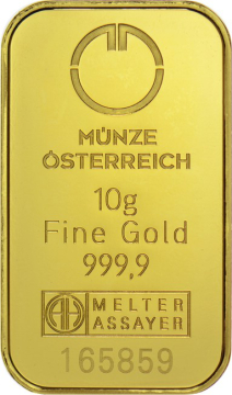 Austrian Mint Gold Bar 10 g - Kinegram
