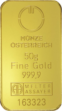 Austrian Mint Gold Bar 50 g