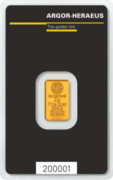 Argor-Heraeus Gold Bar 2 g