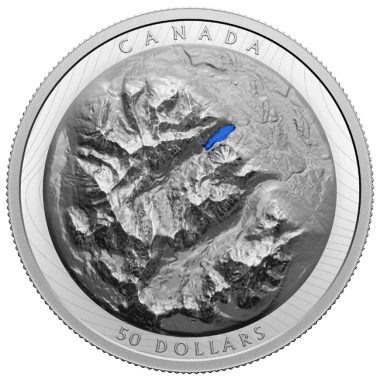 Lake Louise Extraordinarily High Relief Silver