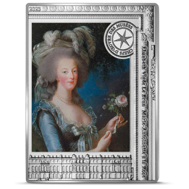 Marie Antoinette with a rose